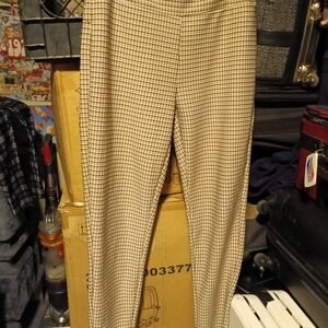 Women's Checkered Skinny Pants